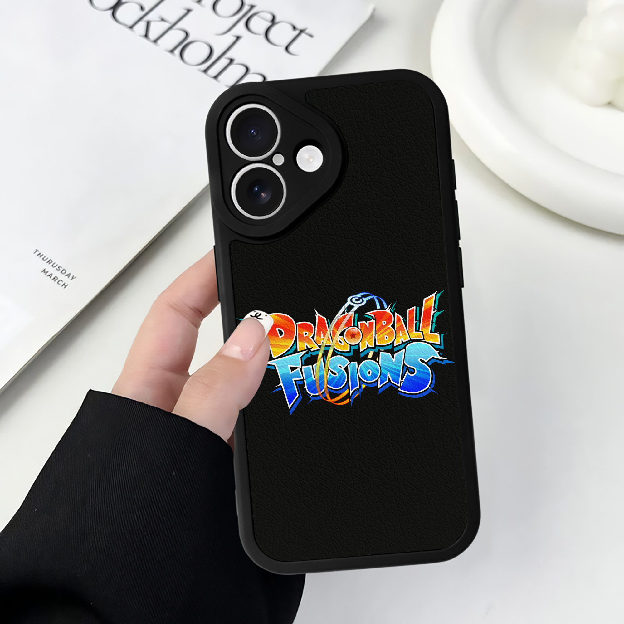 （画像用） ドラゴンボール DRAGON BALL 【iPhone 16シリーズ対応】シリコンスマホケース（レザー調） 材質：シリコン